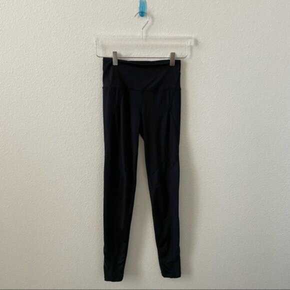 Free People Movement Black Mesh Lira Leggings - Picture 3 of 8